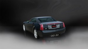 Cadillac XLR Performance Exhaust - Rear - CORSA Performance - Sport Cat-Back + Dual Rear Exit + Twin Polished Pro-Series Tips - Polished - `04-`08